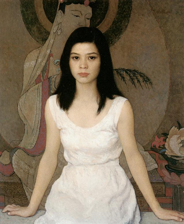 靳尚谊.当代著名油画家｜经典油画作品高清集锦插图7中国题字网