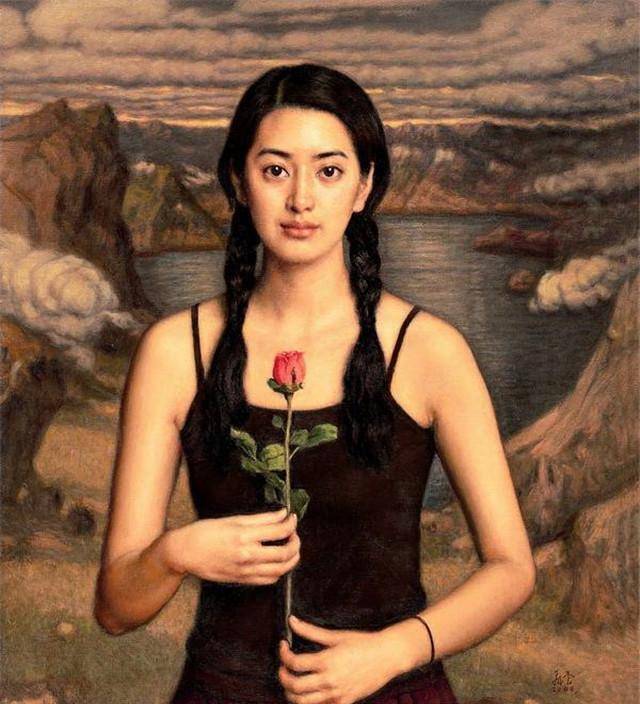 杨飞云.当代著名油画家｜古典写实人物画作品欣赏插图中国题字网