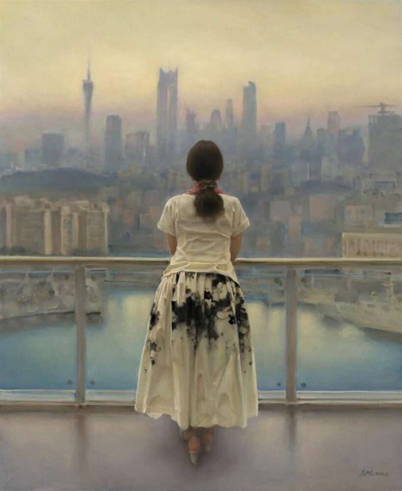 ‌庞茂琨.著名油画家｜油画作品从自然到人物的情感之旅插图6中国题字网