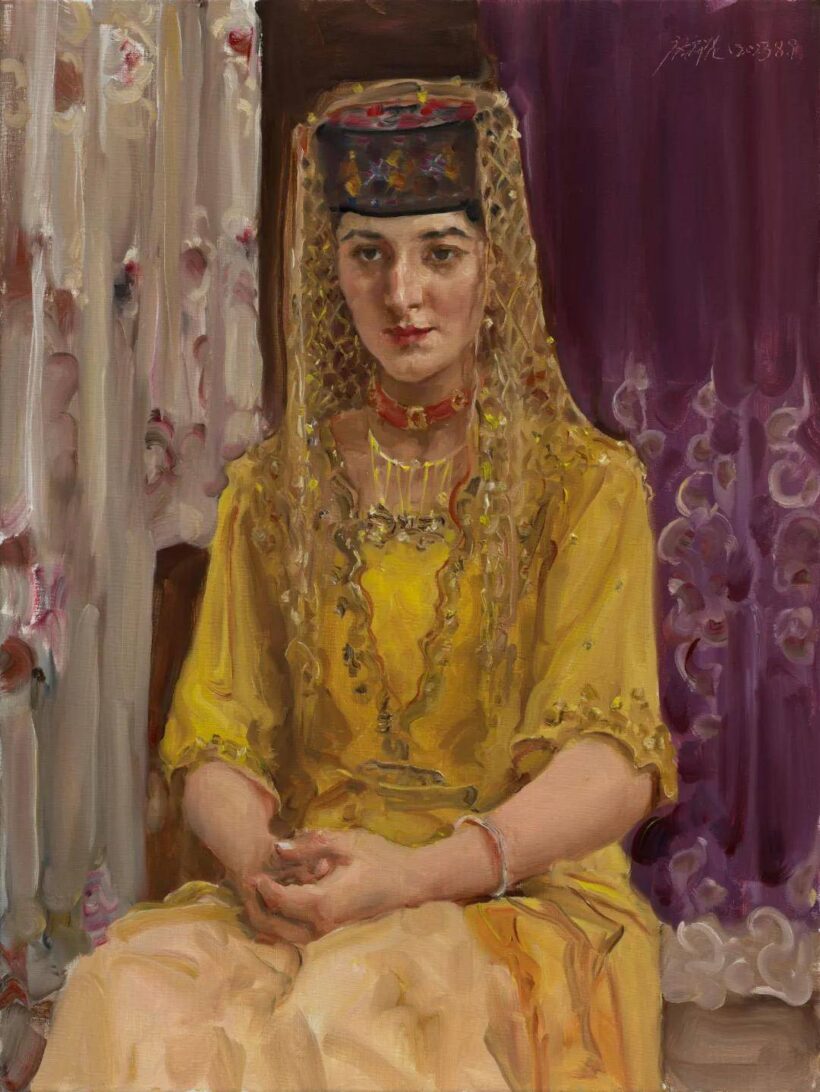 ‌庞茂琨.著名油画家｜油画作品从自然到人物的情感之旅插图3中国题字网