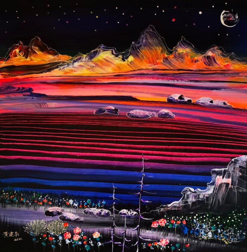 黄建南.当代著名油画家｜描绘色彩交织的奇幻世界插图1中国题字网