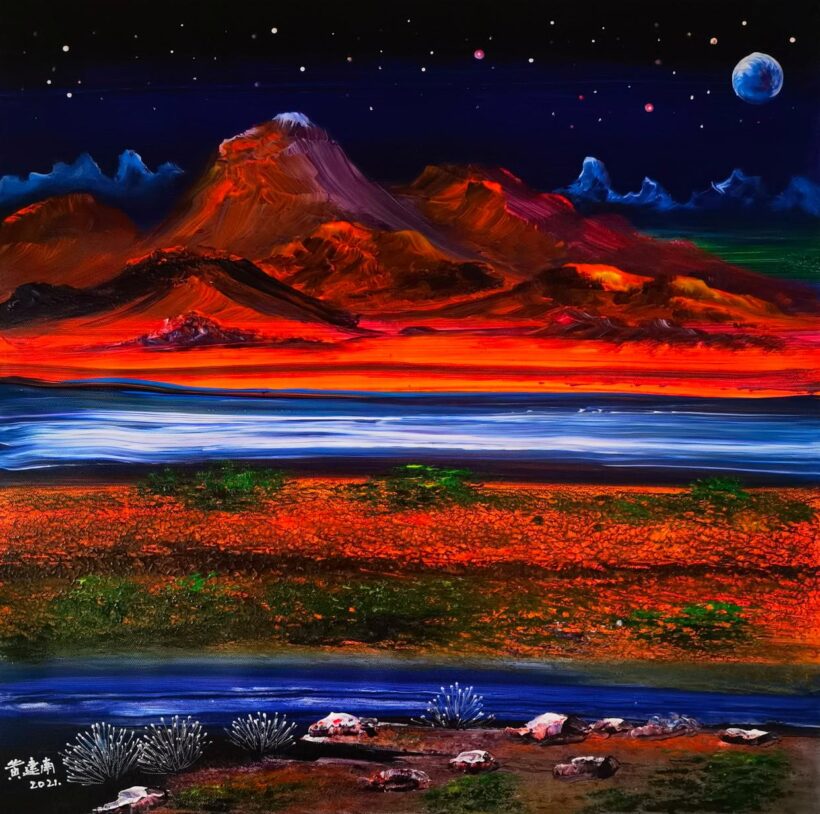黄建南.当代著名油画家｜描绘色彩交织的奇幻世界插图2中国题字网