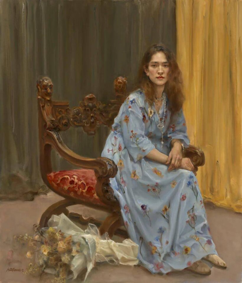 ‌庞茂琨.著名油画家｜油画作品从自然到人物的情感之旅插图中国题字网