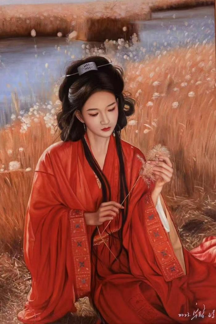 梁静.著名油画家｜忆镜画派与新古典主义作品欣赏插图2中国题字网