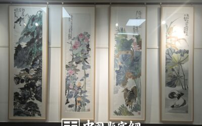 书画名家郭晓图精品书画定制收藏【荷韵随风起】缩略图中国题字网