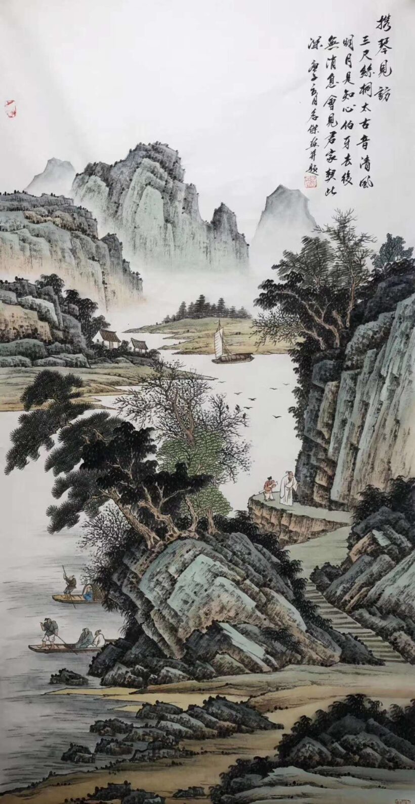 刘名杰.古典山水画气韵生动、魅力独特｜作品定制插图2中国题字网
