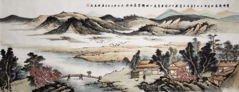 刘名杰.古典山水画气韵生动、魅力独特｜作品定制插图15中国题字网
