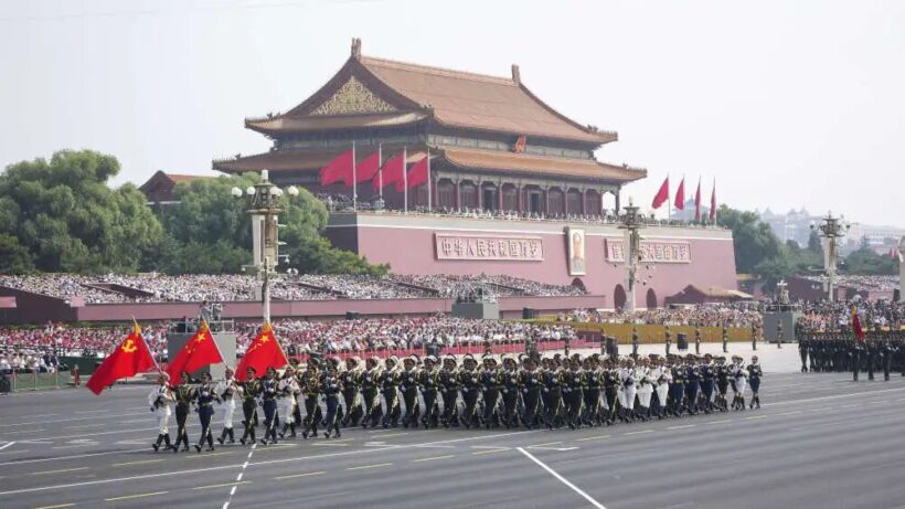 纪念抗战胜利80周年九三阅兵高清大图合集（收藏版）插图5中国题字网