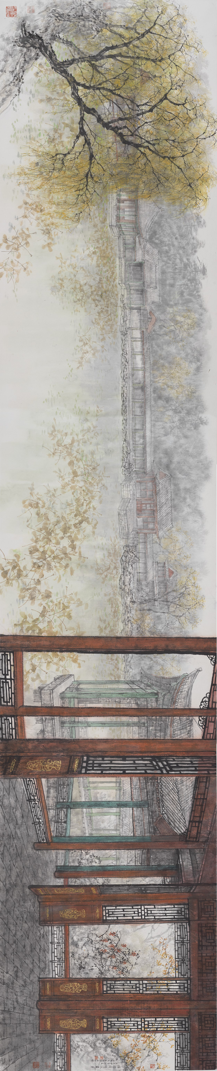 王明明百件园林题材作品亮相国家大剧院《集虚寻境》插图14中国题字网