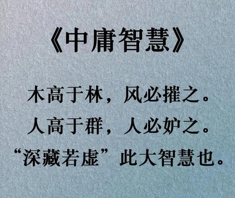 中华经典：《中庸》全面说明与解析插图中国题字网