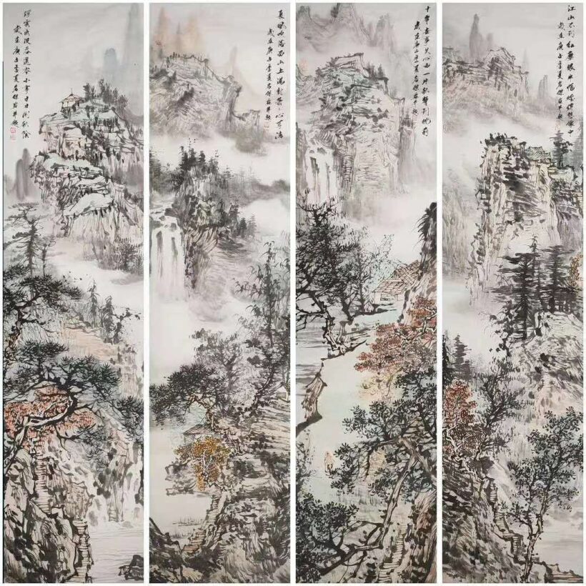 刘名杰.古典山水画气韵生动、魅力独特｜作品定制插图3中国题字网