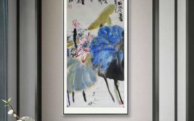 书画名家郭晓图精品书画定制收藏【荷韵清香】缩略图中国题字网