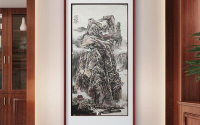 书画名家郭红星精品山水画定制收藏【云壑松风】缩略图中国题字网