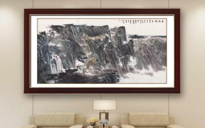 书画名家郭红星精品山水画定制收藏【长城雄风】缩略图中国题字网