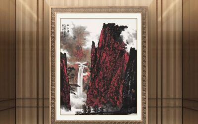 书画名家郭红星精品山水画定制收藏【红山颂3】缩略图中国题字网