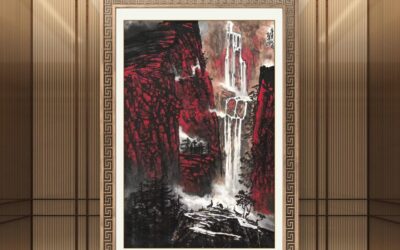 书画名家郭红星精品山水画定制收藏【红山颂2】缩略图中国题字网