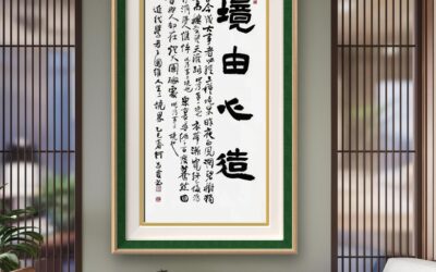 著名书法家何昌贵精品书法收藏【境由心造】缩略图中国题字网