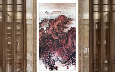 书画名家杨哲三精品山水画定制收藏【红岩上红梅花儿开】缩略图中国题字网
