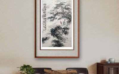 书画名家杨哲三精品山水画定制收藏【寻隐者不遇】缩略图中国题字网