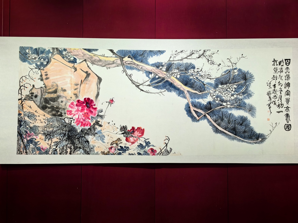 著名书画家令狐伟鹏精品书画定制收藏【 鸿运富贵图】插图1中国题字网