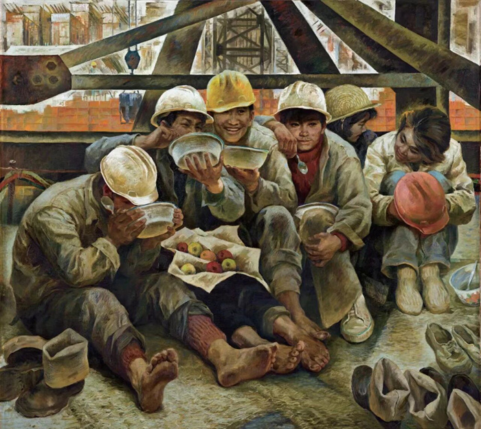 湖北省美术院“扎根人民60年——湖北省美术院艺术展”中国美术馆展出插图8中国题字网