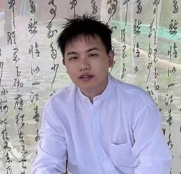 谭政义.古今融合而现代派风格明朗山水画｜作品定制缩略图中国题字网