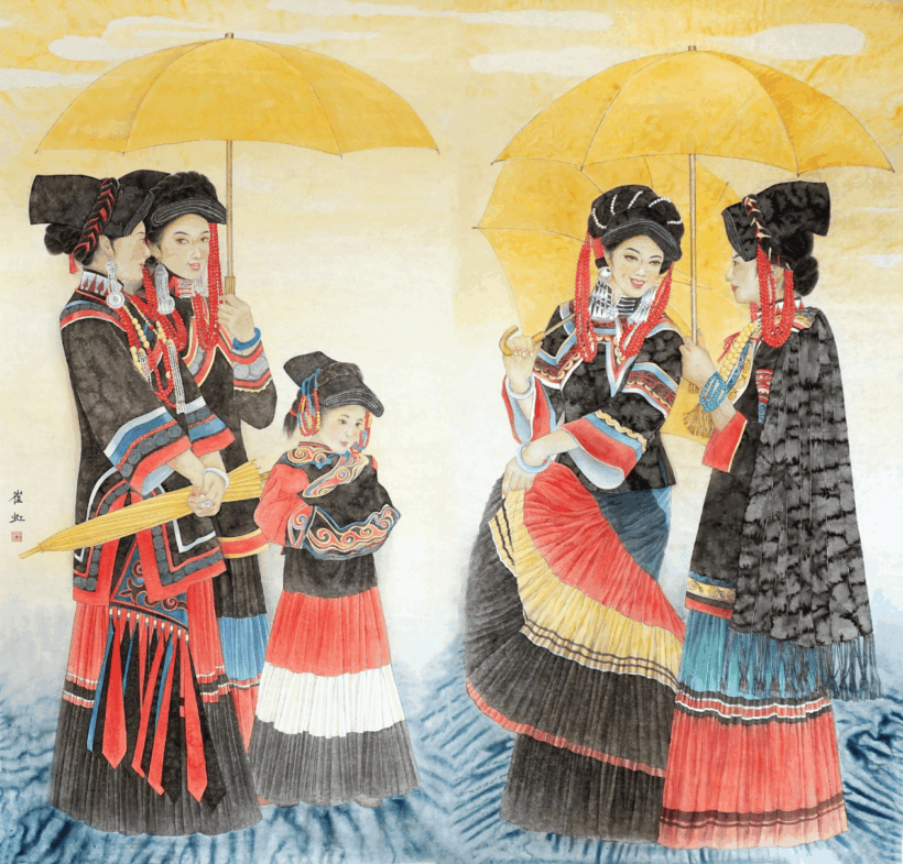 著名画家崔虹:工笔重彩细腻婉约|作品定制收藏插图2中国题字网 著名画家崔虹:工笔重彩细腻婉约|作品定制收藏插图2中国题字网