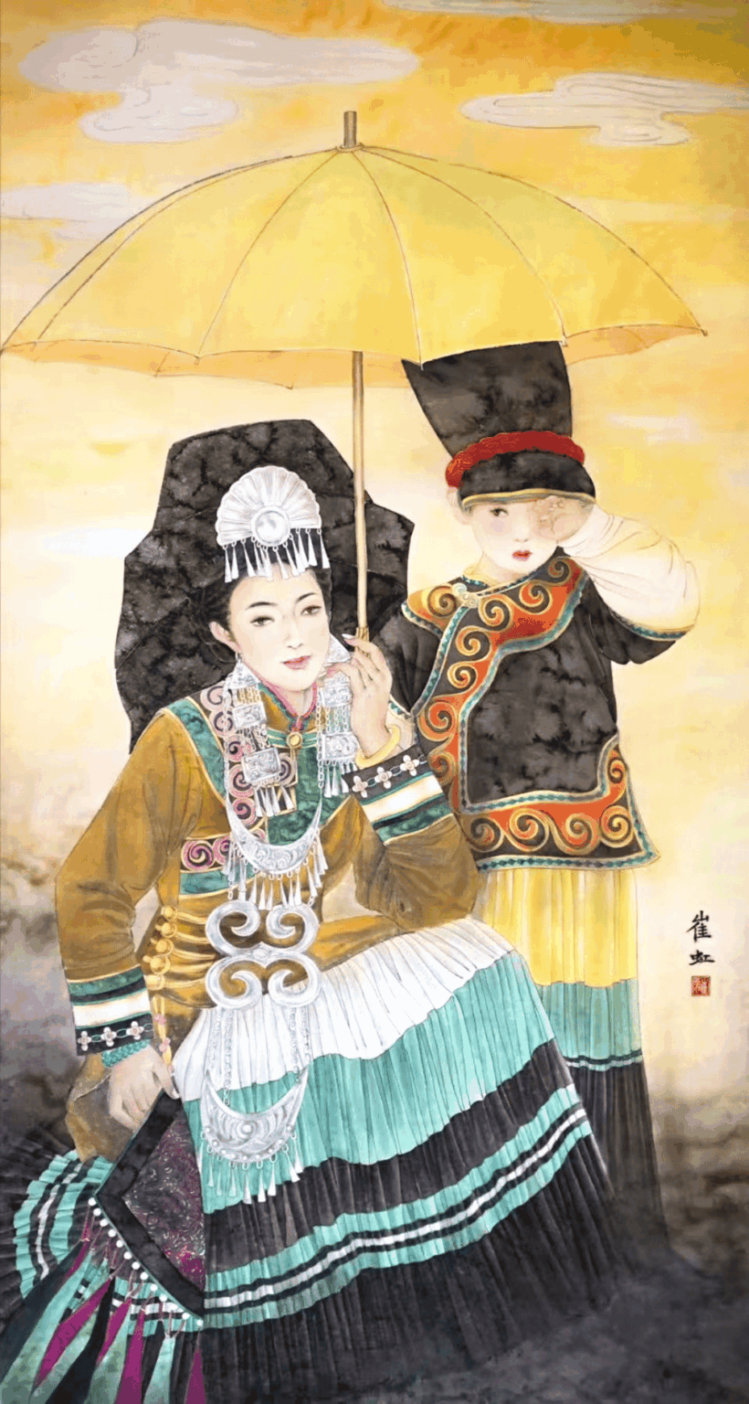 著名画家崔虹:工笔重彩细腻婉约|作品定制收藏插图6中国题字网 著名画家崔虹:工笔重彩细腻婉约|作品定制收藏插图6中国题字网