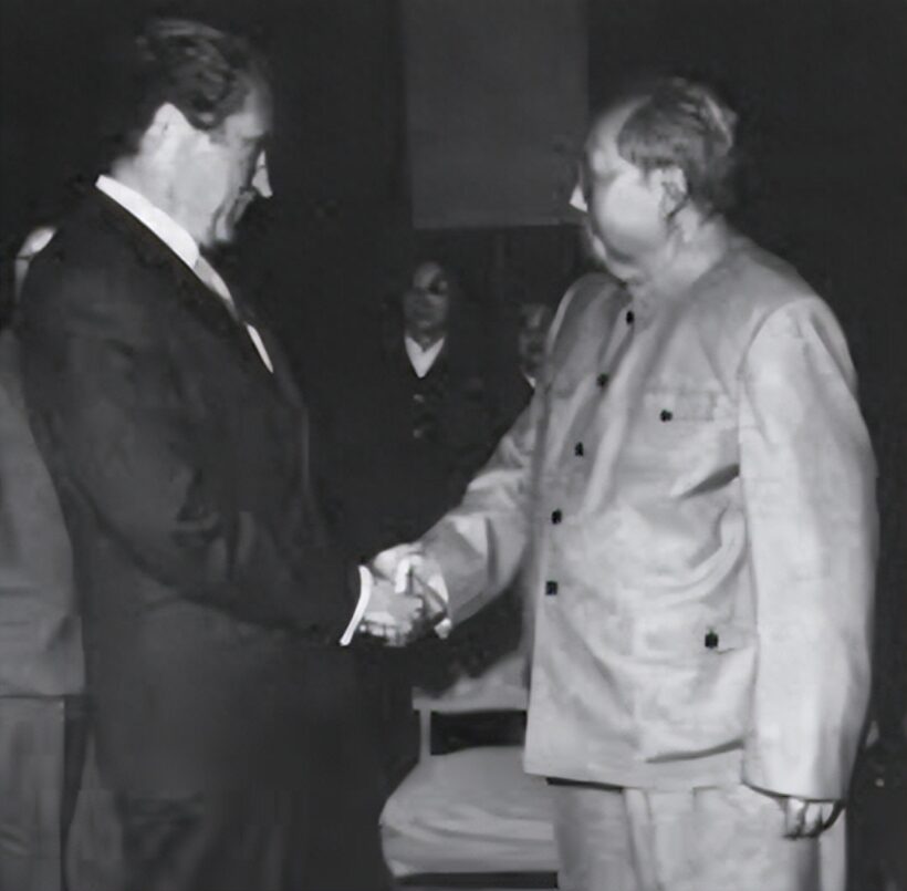 毛主席送尼克松一幅墨宝，尼克松看明白了吗？插图13中国题字网