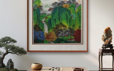 著名画家崔景哲山水画作品定制收藏【春山秀色】缩略图中国题字网