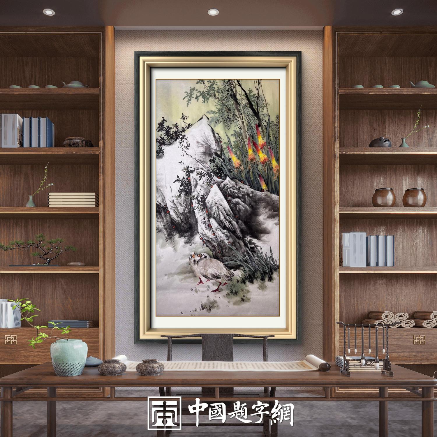 书画名家张辉花鸟画作品定制收藏插图4中国题字网