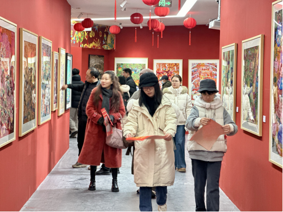 2026年“新生活·新风尚·新年画”美术创作展示活动亮相抚州插图5中国题字网