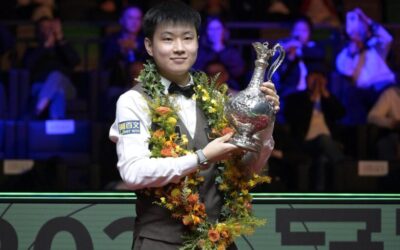 赵心童五战决赛全胜 中国斯诺克球员首夺香港大奖赛冠军缩略图中国题字网