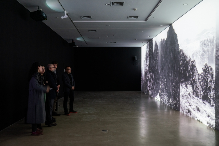 “山水行动——新媒体影像装置艺术展”（上海站）开幕插图1中国题字网