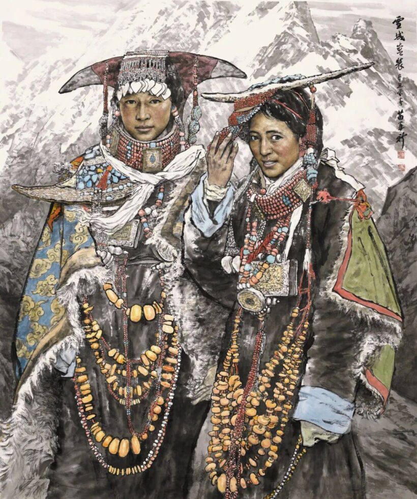 苗再新 笔墨之巅｜中国传统国画人物山水大观插图6中国题字网