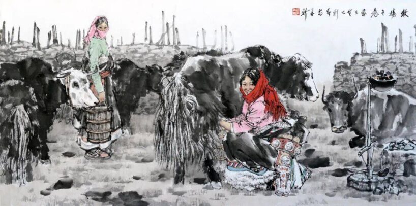 苗再新 笔墨之巅｜中国传统国画人物山水大观插图11中国题字网