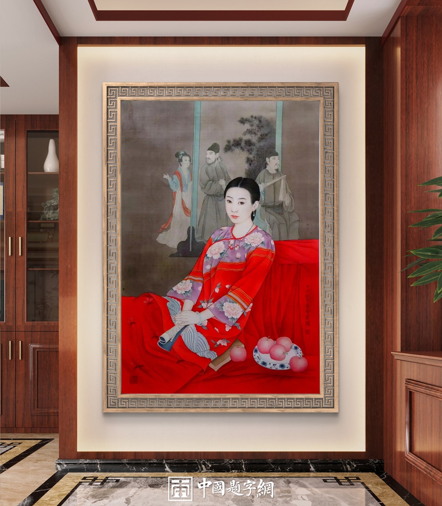 定制一幅牡丹图国画 象征富贵吉祥的居家装饰选择插图1中国题字网