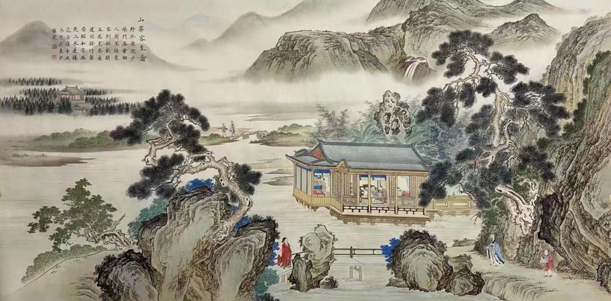 牡丹定制国画送礼寓意详解，商务家用送礼万能国画题材插图1中国题字网