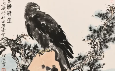 传统国画的哲学内核：天人合一的艺术表达缩略图中国题字网