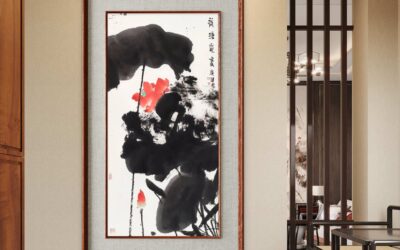 别墅客厅适合悬挂什么尺寸的国画 装裱与空间搭配技巧缩略图中国题字网