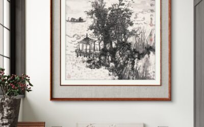 定制一幅巨幅山水画用于会所大堂 创作难点与视觉效果缩略图中国题字网