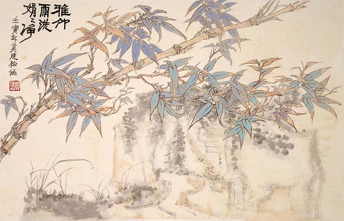 乔迁新居送礼首选定制国画，山水牡丹国画寓意吉祥上档次插图1中国题字网
