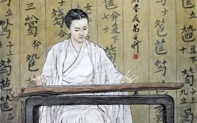 名人名家题字故事｜陈佩秋题“清气满乾坤”，女画家的笔墨清雅缩略图中国题字网