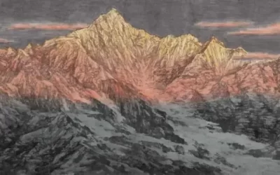 泰山山水定制国画送礼，镇宅旺业适合办公室新居缩略图中国题字网