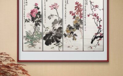 百鸟朝凤国画定制送礼，婚庆庆典高端喜庆国画礼品缩略图中国题字网