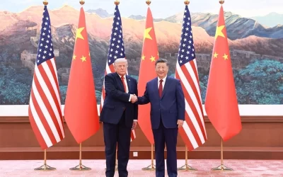 习近平同美国总统特朗普会谈并参观天坛缩略图中国题字网