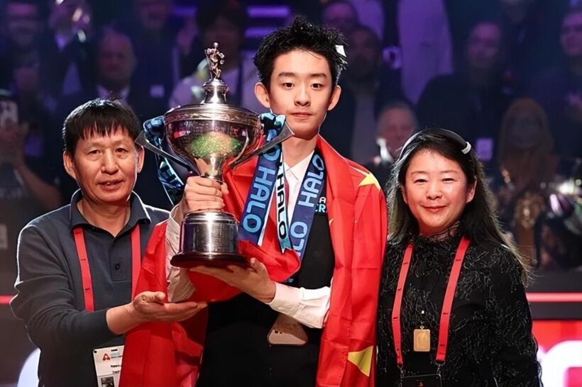 中国00后小将吴宜泽险胜肖恩·墨菲 获得2026斯诺克世锦赛冠军插图中国题字网