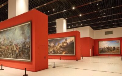 光辉历程 时代丹青——庆祝中国共产党成立105周年美术作品展在京开展缩略图中国题字网