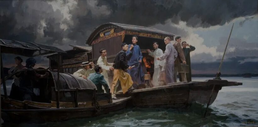 光辉历程 时代丹青——庆祝中国共产党成立105周年美术作品展在京开展插图5中国题字网