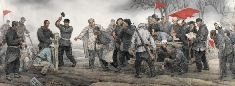 光辉历程 时代丹青——庆祝中国共产党成立105周年美术作品展在京开展插图8中国题字网